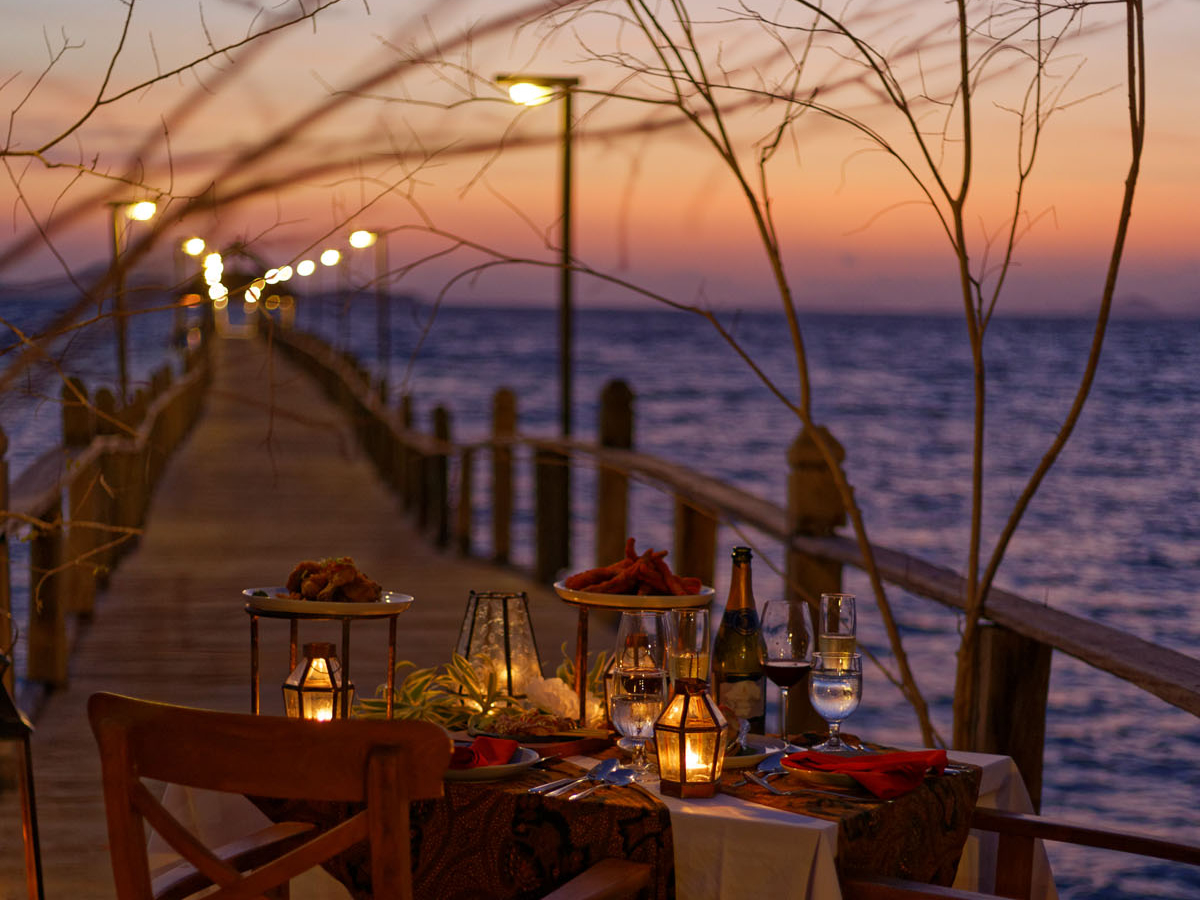 Private Dinner on the Ocean Jetty